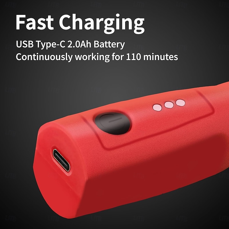 Mini Cordless Rotary Tool Kit,with Accessories,Power Rotary Tool For DIY,Engraving,Sanding,Polishing,Drilling,Grinding,with 3-Speeds, 15000RPM,2.0Ah Rechargeable Battery&Power Cord4