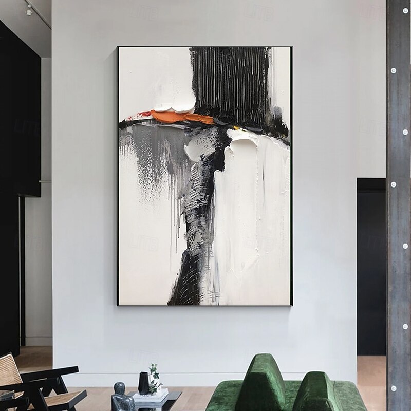 Oil Painting Handmade Hand Painted Wall Thick Art Abstract Canvas Painting Home Decoration Decor Stretched Frame Ready to Hang2