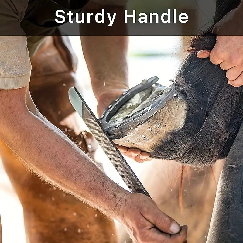 A Horseshoe File Horseshoe Trimmer Tool With Handle Suitable for Repairing Horseshoes Goats' Hooves Cattle's Hooves and Carpentry2