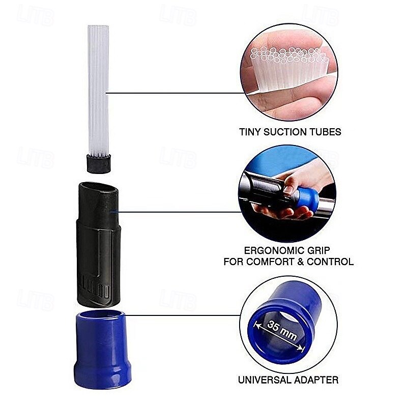 Vacuum Dust Cleaner Brush Suction Tube Compatible with 35mm & 32mm Vacuum Cleaner Keyboard Sofa Dirt Remover Crevice Clean Tools3