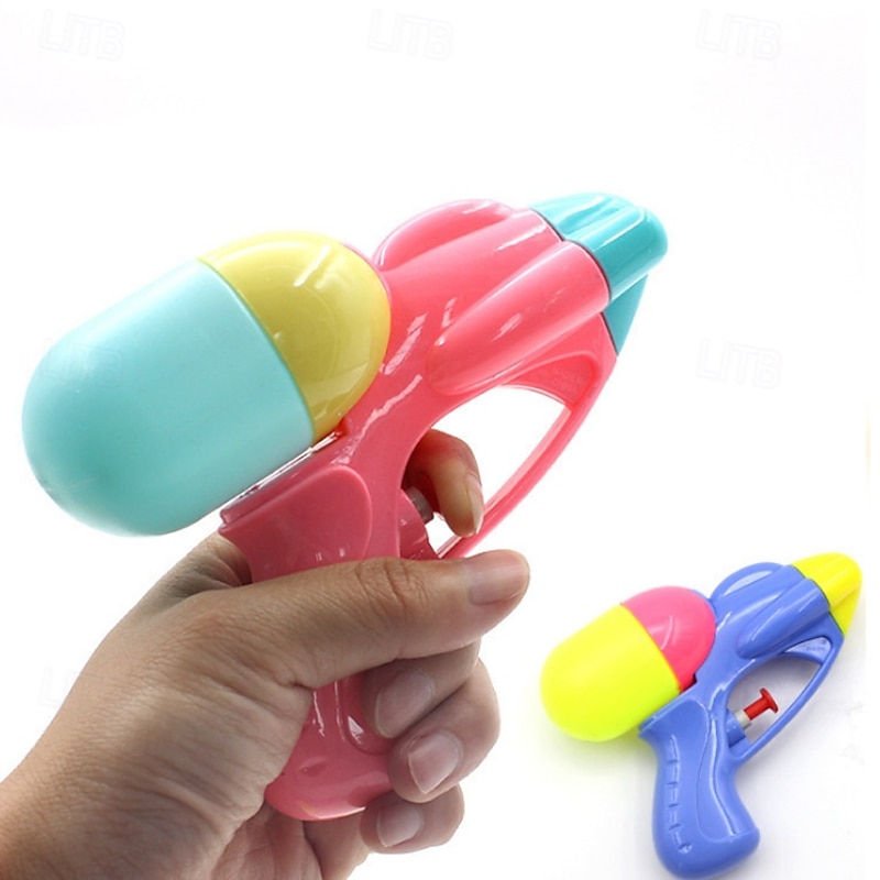 5 Pack Water Gun for Boys and Girls Colorful Water Squirt Guns Small Toy Gun Plastic Pistol for Beach Water Park Swimming Pool Party Favors(Random Color)4