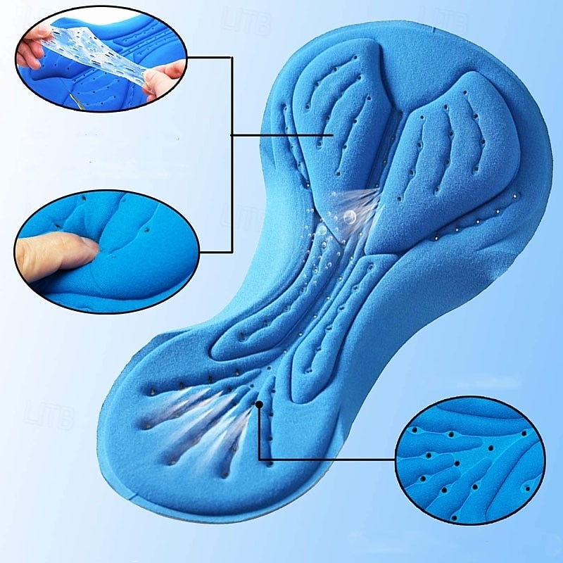 Women's Graphic Geometric Cycling Shorts Bike Shorts Padded Shorts / Chamois Sports Sunscreen UV Resistant 3D Pad Quick Dry Black Clothing Apparel Bike Wear3