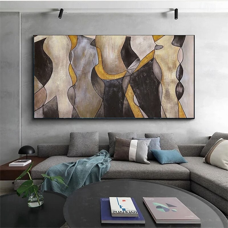 firgure oil painting handmade Acrylic Oli Painting Large Picture Canvas Art Oversize Handpainted  Acrylic oil Painting Canvas Abstract lover oil paintings2