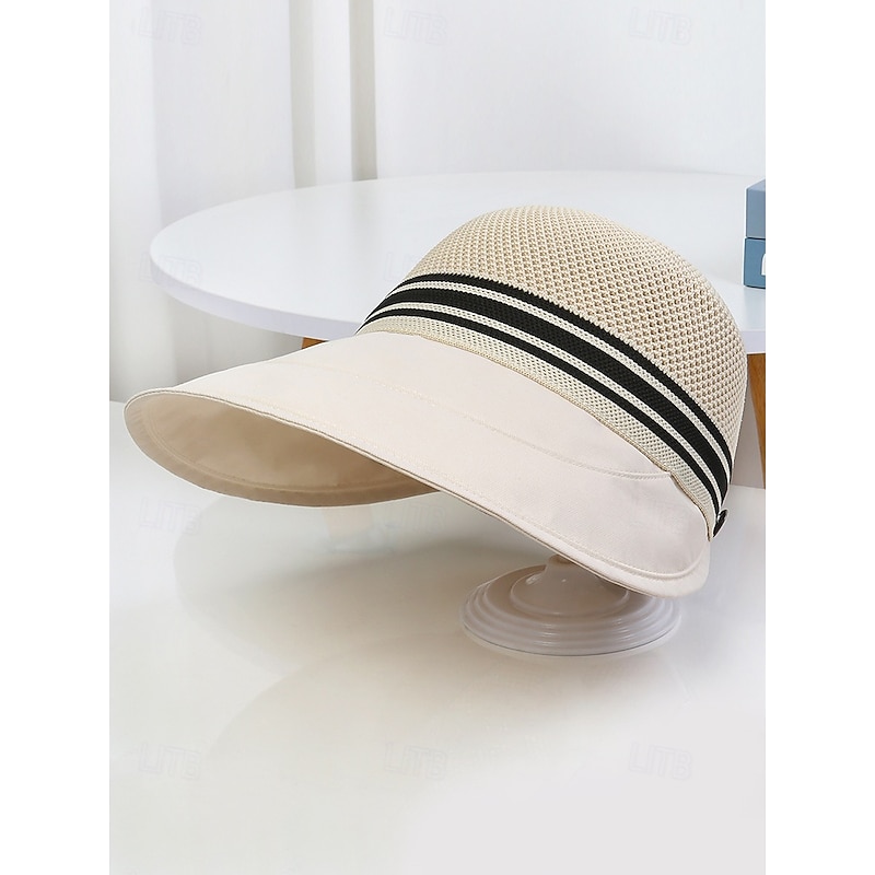 Women's Mesh Wide Brim Sun Hat – Breathable Foldable UPF Protection Beach Hat with Adjustable Strap for Outdoor Travel, Vacation & Summer Activities4