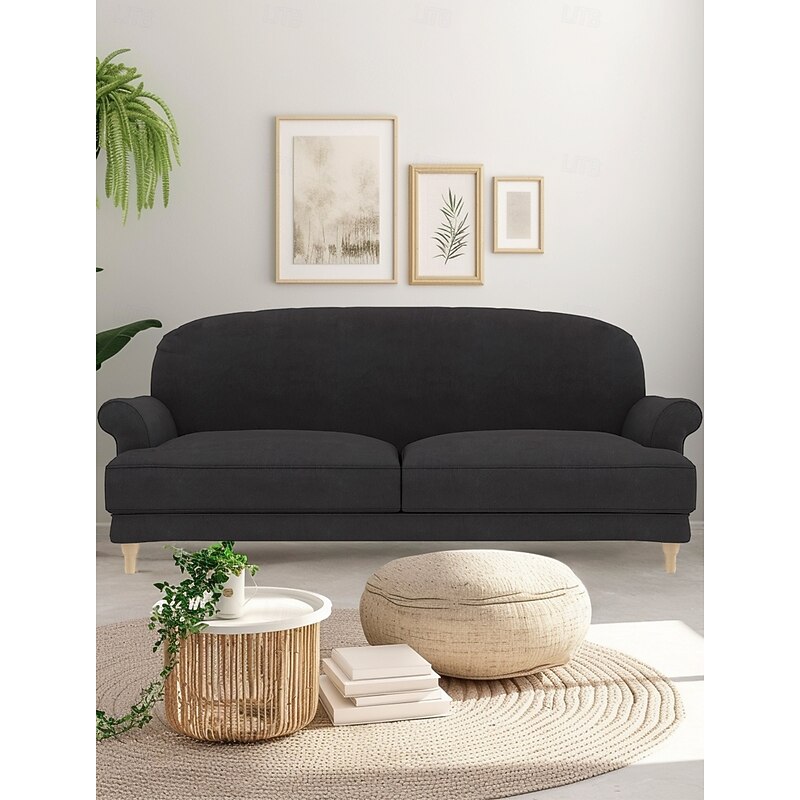 Sofa Cover Solid Color Quilted Velvet Slipcovers ESSEBODAcover LITB PRIME cover3