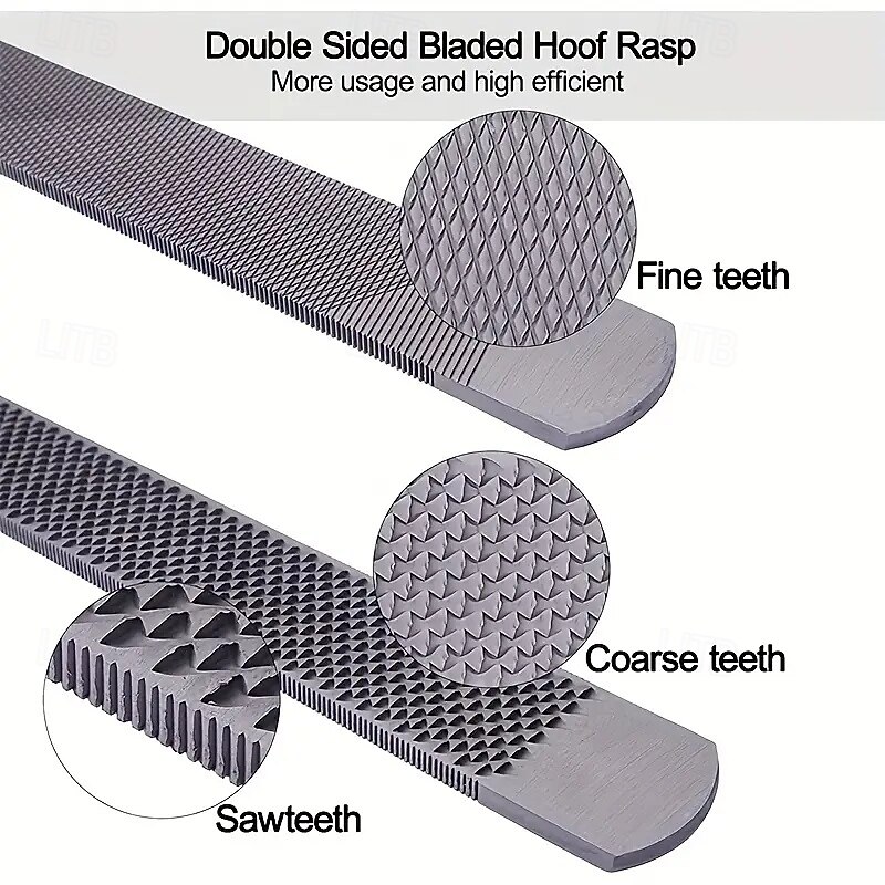 A Horseshoe File Horseshoe Trimmer Tool With Handle Suitable for Repairing Horseshoes Goats' Hooves Cattle's Hooves and Carpentry4