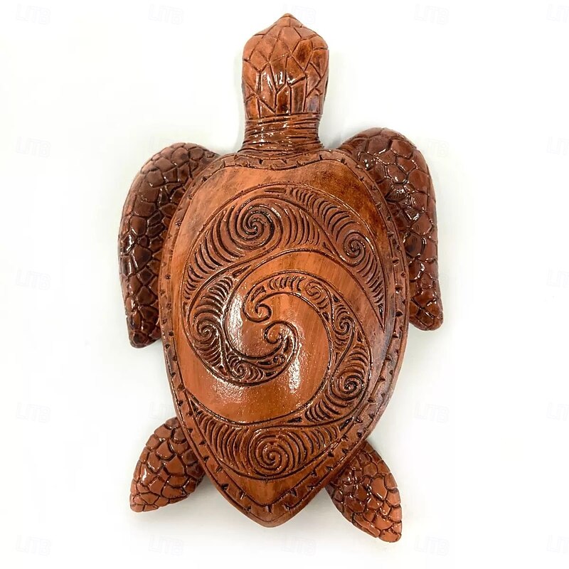 Hawaiian Turtle Sculpture Garden Statue for Outdoor Decor, Realistic Tortoise Figurine for Patio, Pond, Yard, Home Decoration, Landscape Ornament4