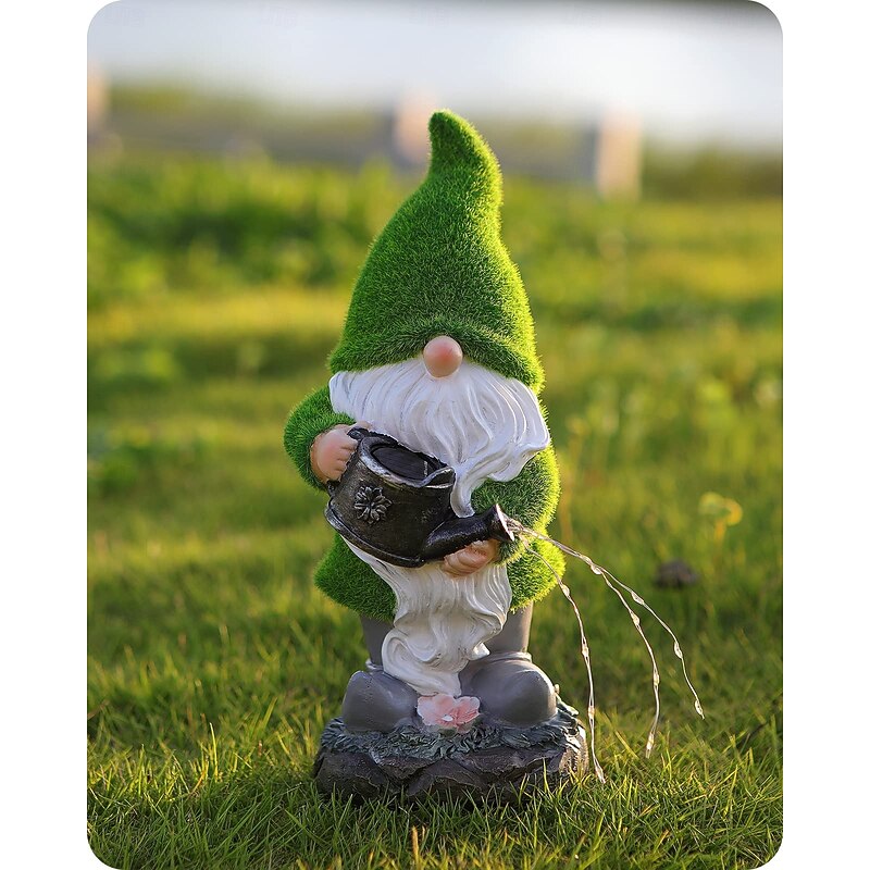 1 Pc Landscape Light Outdoor Solar Plush Goblin Dwarf With Light Courtyard Garden Lawn Path Atmosphere Decoration Light3