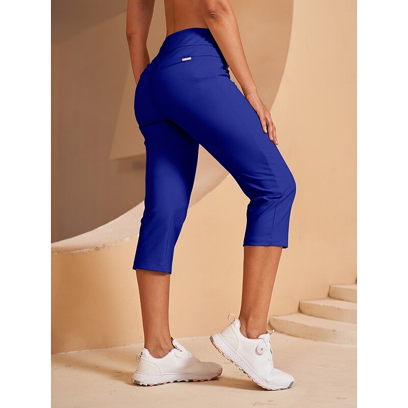 Women's Golf Pants Black Pink Red Bottoms Ladies Golf Attire Clothes Outfits Wear Apparel