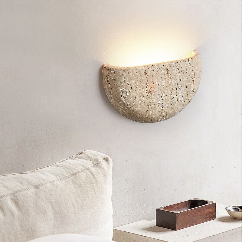 Indoor Modern Nordic Style Indoor Wall Lights Bedroom Dining Room Stone Wall Light 85-265V2
