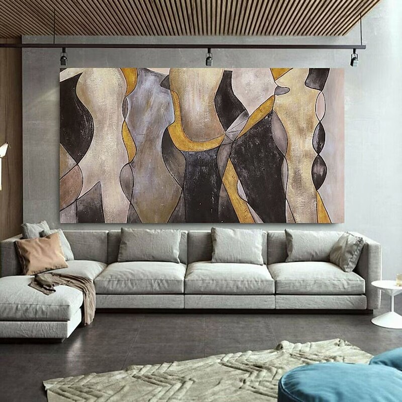 firgure oil painting handmade Acrylic Oli Painting Large Picture Canvas Art Oversize Handpainted  Acrylic oil Painting Canvas Abstract lover oil paintings3