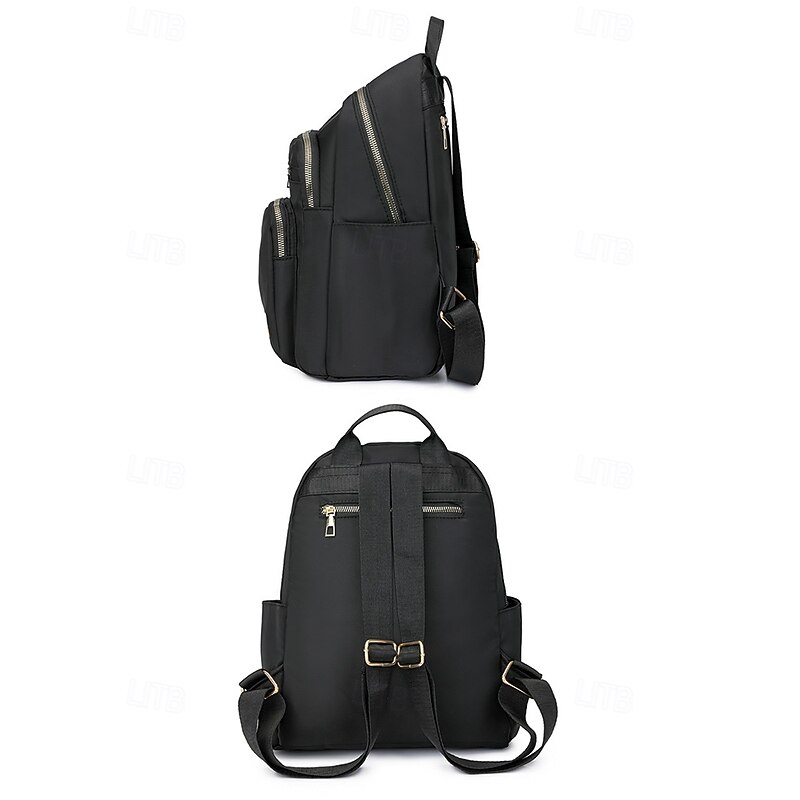 Women's Stylish Embroidered Backpack with Multiple Pockets, Adjustable Shoulder Straps – Perfect for Daily Use, Travel and School4