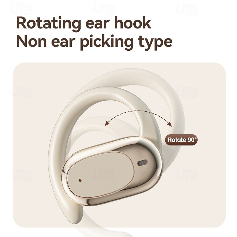 M57 Hands Free Telephone Driving Headset Ear Hook Bluetooth 5.3 Sports Stereo Surround sound for Fitness Gym Workout Mobile Phone4