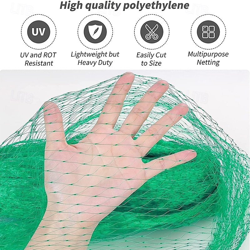 5*20M Anti Bird Protection Net Mesh Garden Plant Netting Protect Plants and Fruit Trees from Birds Deer Poultry Best Fencing4