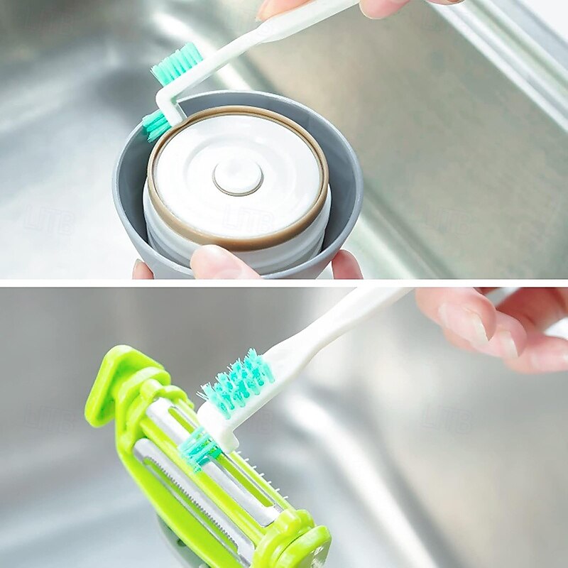 8pcs Crevice Cleaning Brushes Tool for Household Use Small Cleaning Brush Tight Spaces Tiny Cleaning Brush Mini Parts Humidifier Toaster3