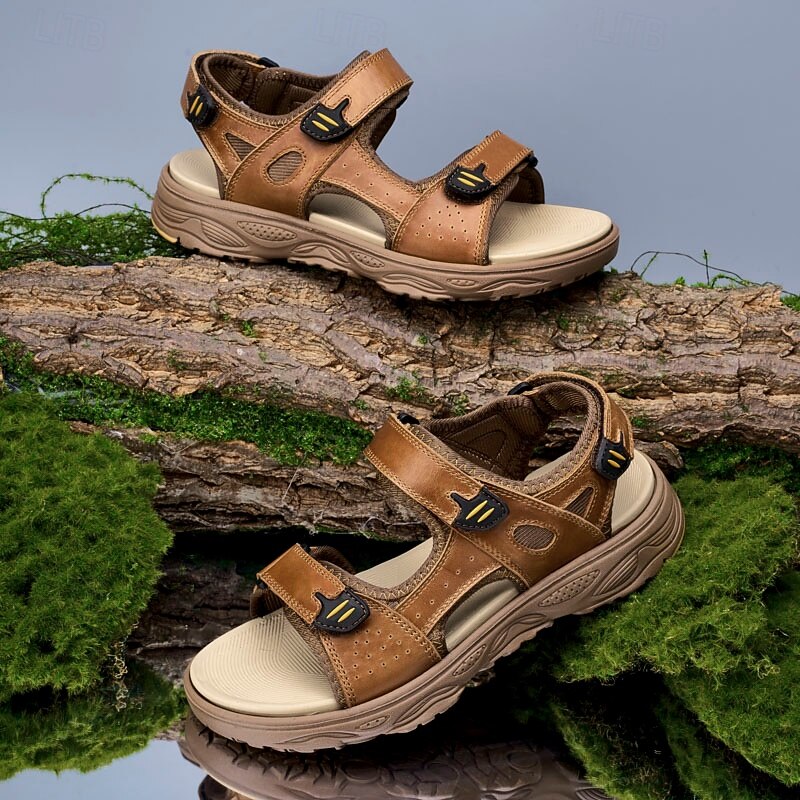 Men's Sporty Sandals with Velcro Straps and Sturdy Sole – Versatile Footwear for Sports, Outdoor Wear and Travel3