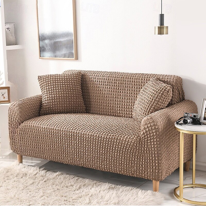 Sofa Cover Stylish Couch Covers 3D Bubble Lattice Furniture Protector 1 2 3 4 Seater Sofa Slipcovers for Living Room2