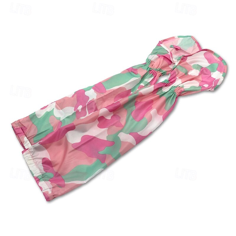 Outdoor Sports Cycling Quick-drying Sun Protection Sleeves Summer Long Camouflage Print Women's Long Sleeves Upf50+ Thin3
