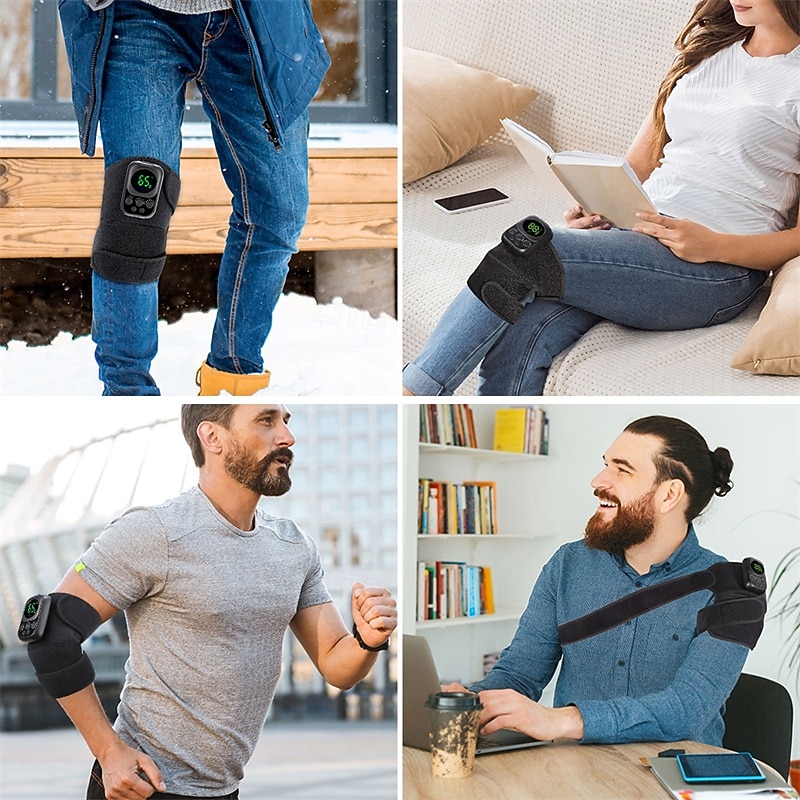 Electric Heating Knee Pad with Self Heating EMS and Wireless Remote Control for Knee Physiotherapy​4