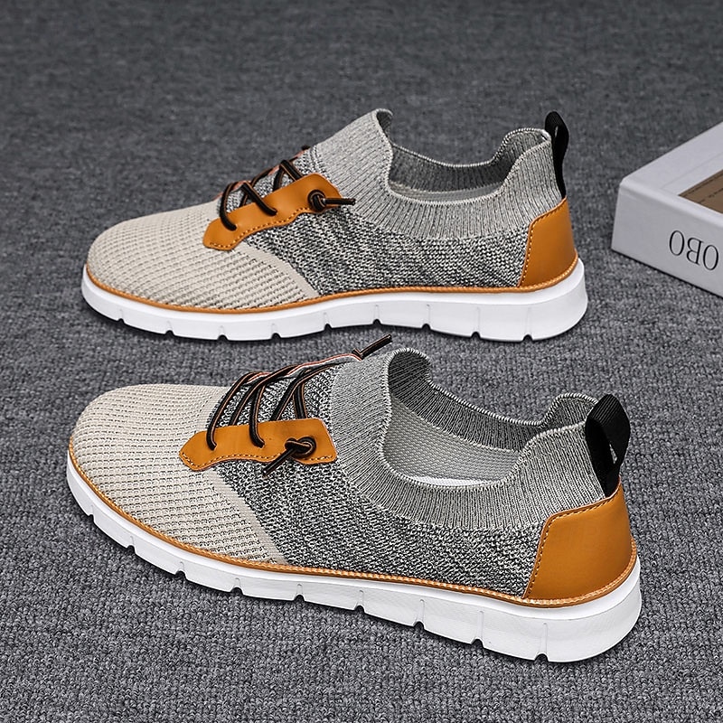Men's Knit Athletic Sneakers – Lightweight Breathable Running and Walking Shoes for Gym, Work and Travel3