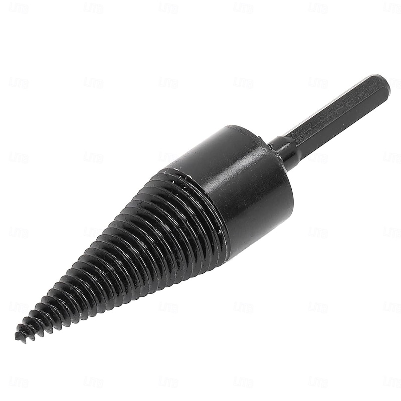 Firewood Log Splitter Drill Bit Wood Splitter Drill Bits Hex Shank Removable Heavy Duty Drill Screw Cone Driver 38mm/42mm/45mm (1.5