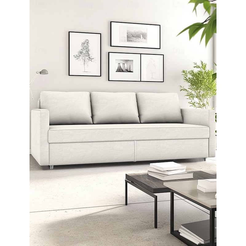 100% cotton Sofa Bed Sofa Cover Futon Cover Solid Color Quilted Slipcovers FRIHETcover LITB PRIME cover