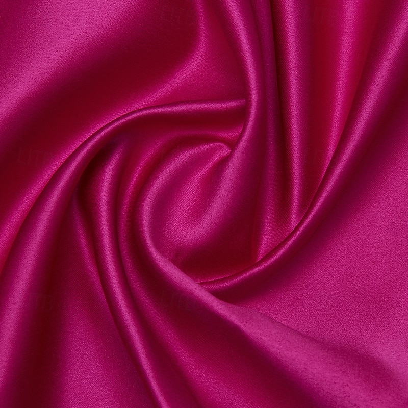 A-Line Evening Gown Elegant Dress Formal Wedding Court Train Sleeveless Off Shoulder Bridesmaid Dress Satin with Ruched Slit4