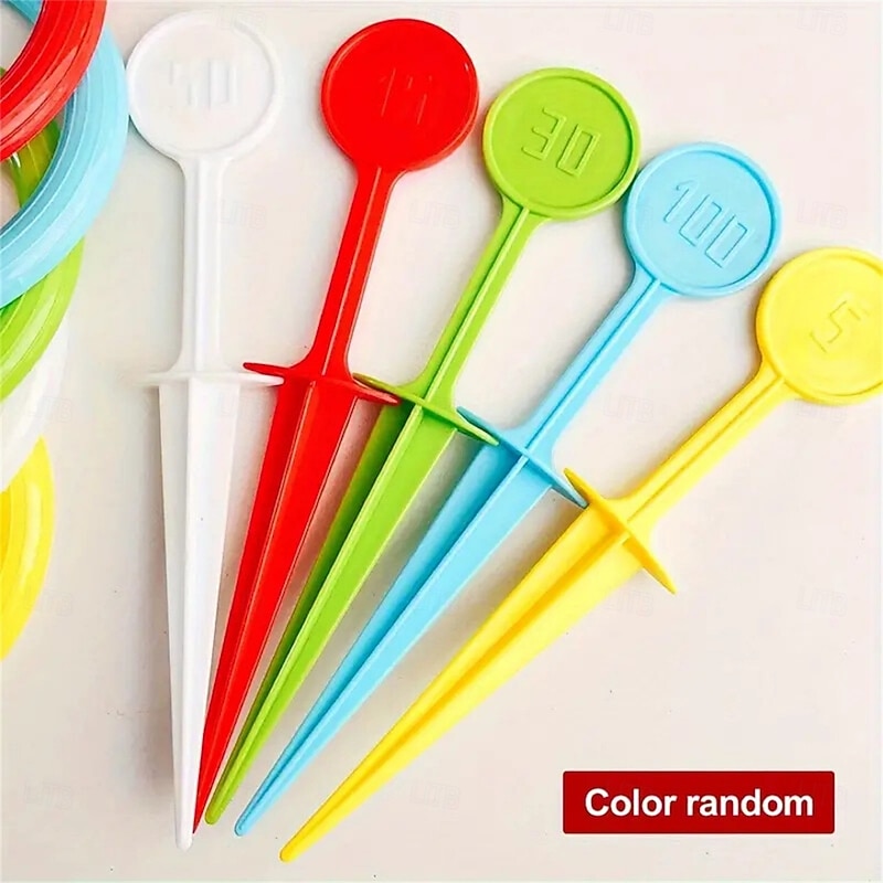 Colorful Rainbow Ring Toss Game Set for Youngsters & Adults - Durable PP Outdoor Fun for Beach Garden Lawn & Backyard - Ideal Christmas Halloween Thanksgiving Gift4