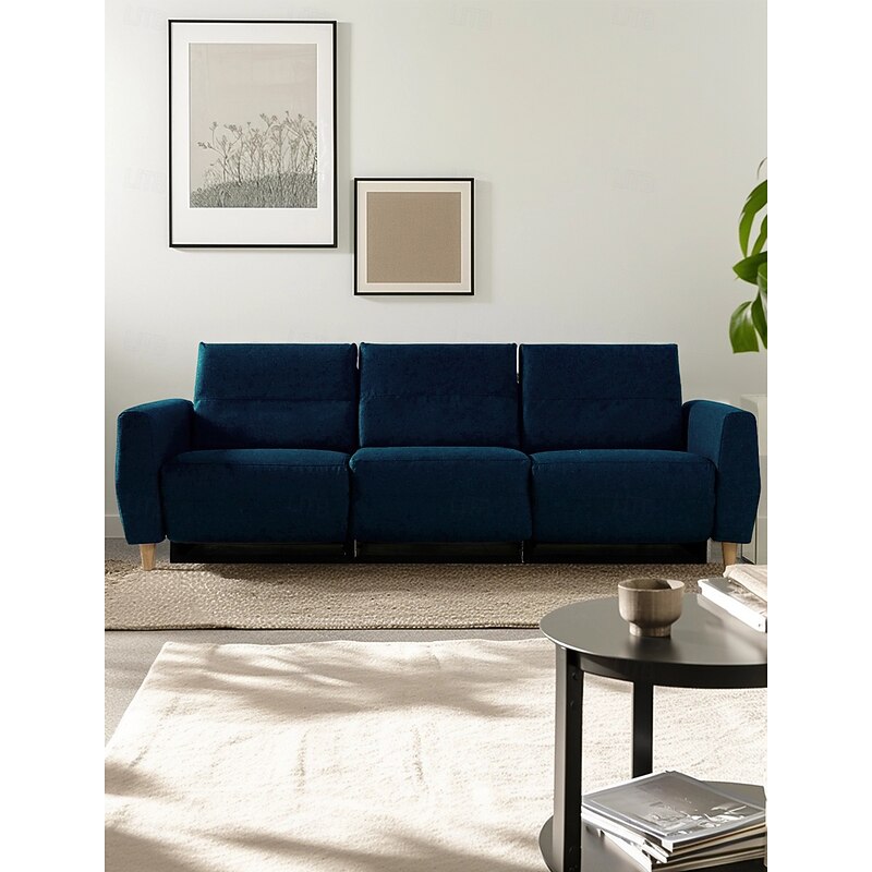 Sofa Cover Solid Color Quilted Polyester Slipcovers Furniture Protector