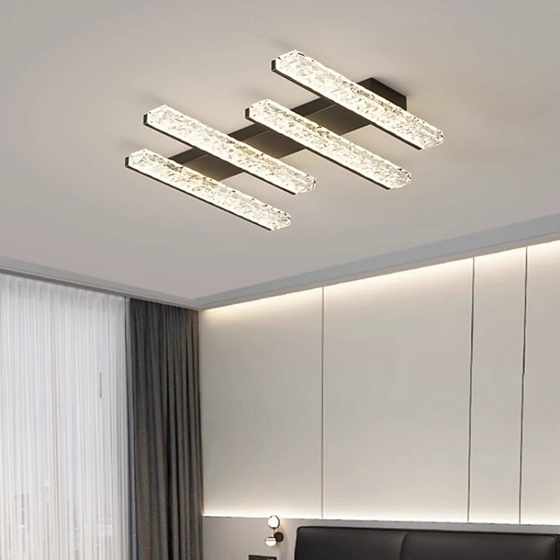 3-Light 4-Light 6-Light 50 cm Dimmable Ceiling Lights Metal Acrylic Modern Nordic Style 110-120V 220-240V2