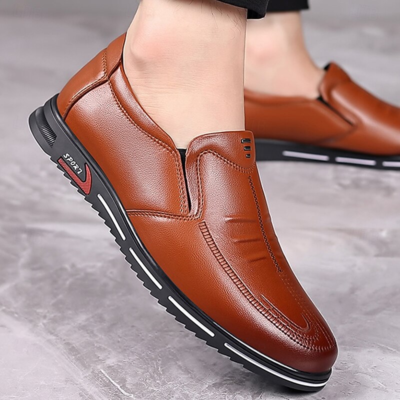 Men's Brown Slip-On Casual Shoes – Comfortable and Stylish Loafers for Everyday Wear and Casual Outings3