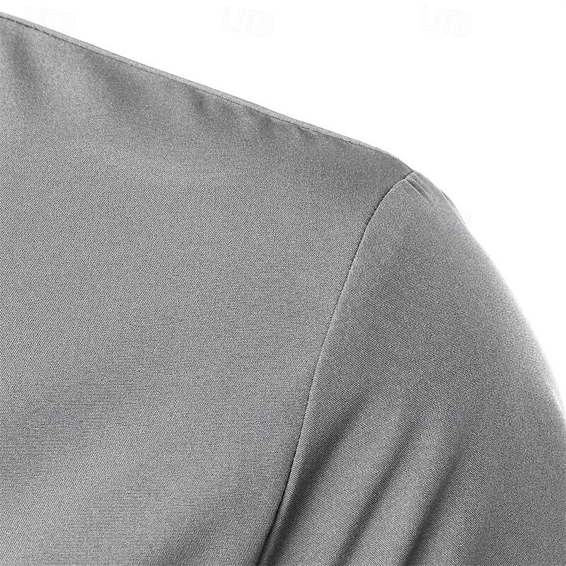 Men's Shirt Dress Shirt Button Up Shirt Printing Wedding Daily Dark Navy Army Green Gray Short Sleeve Turndown Summer Clothing Apparel Patchwork3