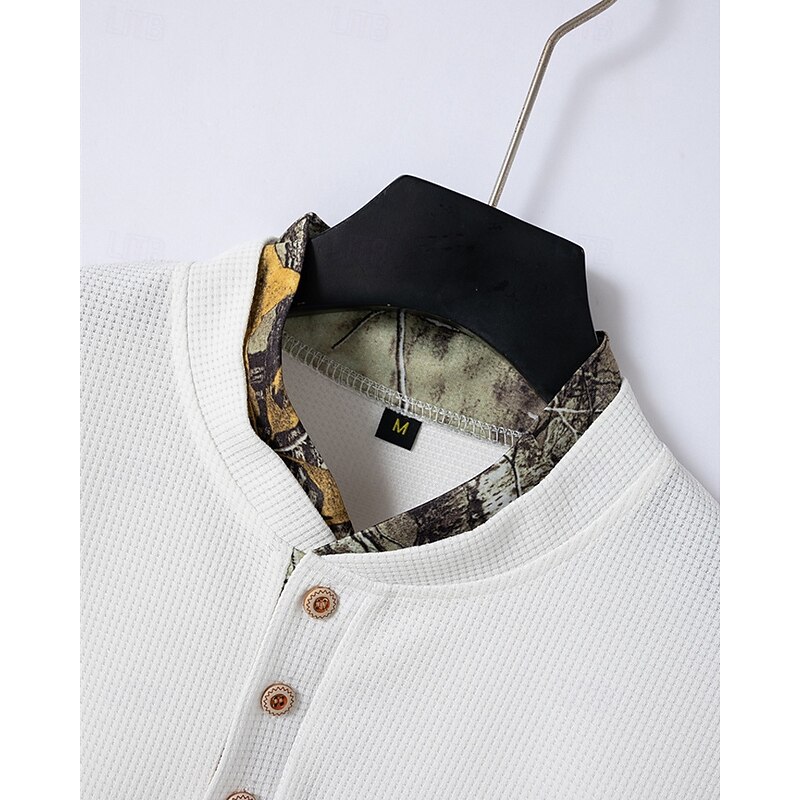 Men's Waffle Shirt T-shirt Suits 2 Pieces Outfits Tee & Shorts Short Sleeve Standing Collar Summer Color Block Fashion Casual 2 Piece Front Pocket Vacation Daily Wear Going out Black White Royal Blue4