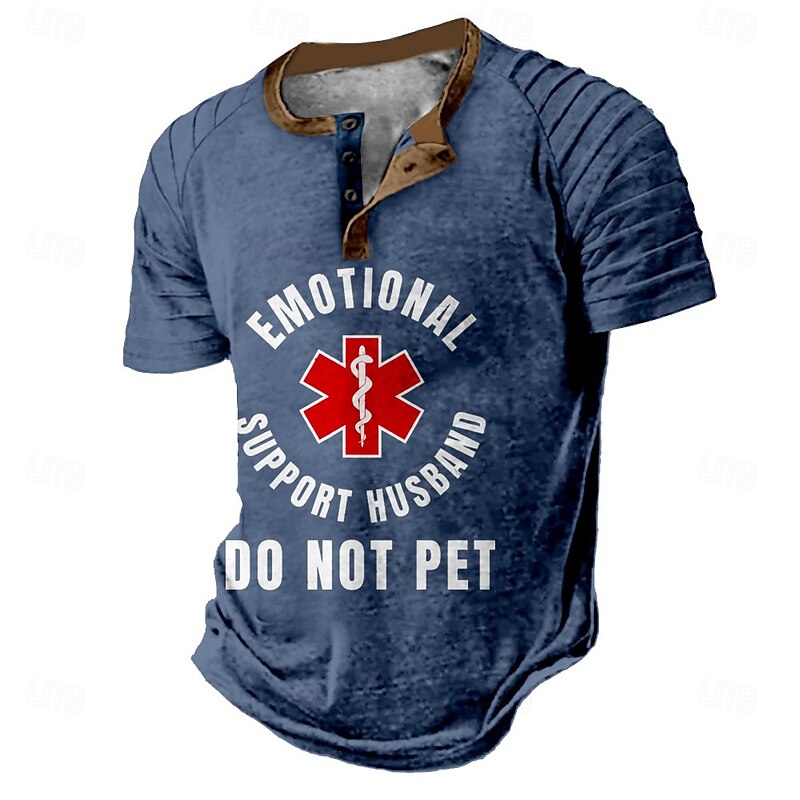 Men's Funny Slang Henley Shirt Raglan T Shirt Short Sleeve T shirt Henley Shirt Fashion Designer Casual Vacation Street Casual Black Red Blue Summer Spring Clothing Apparel S M L XL XXL XXXL4