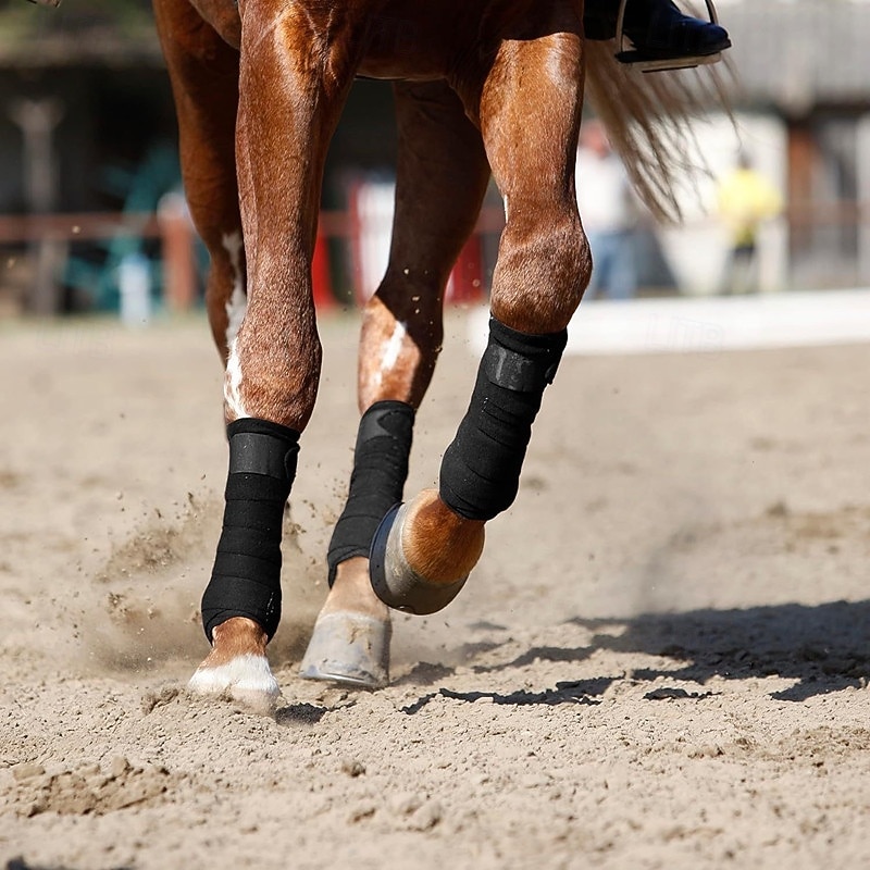 4-Pack Premium Polyester Horse Leg Bag - Suitable for Sports Gear and Equipment2