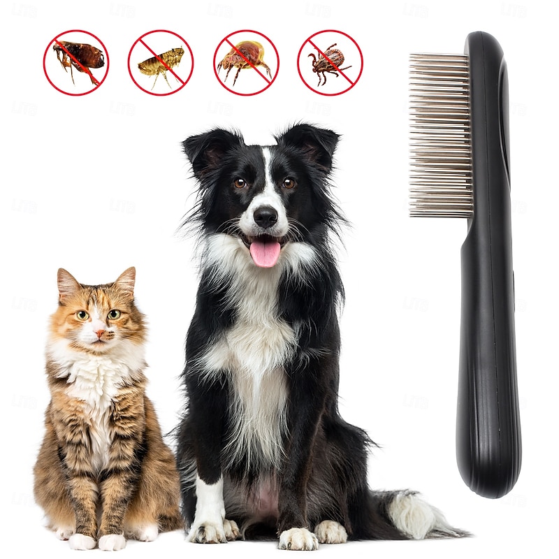 Electrostatic Flea Removal Killer Comb Multifunctional Pet Brush Electric Anti Lice Comb for Cat Dog Comb Hair Cleaner Puppy Accessorie
