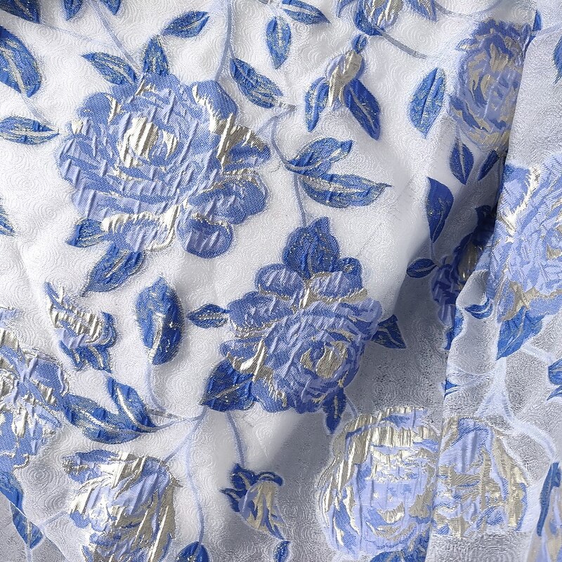 Floral Brodace Chiffon Gown Celebrity Style Dress Formal Wedding Guest Plunge Neck Puff Sleeve With Slit Floor Length Wedding Guest Dress2