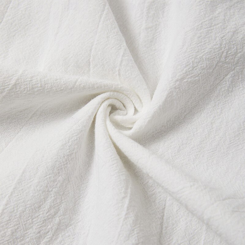 Men's Capri Pants Shorts Linen Shorts Summer Shorts Beach Shorts Drawstring Front Pocket Straight Leg Plain Comfort Breathable Calf-Length Outdoor Vacation Home Vacation Fashion Loose Fit Black White4