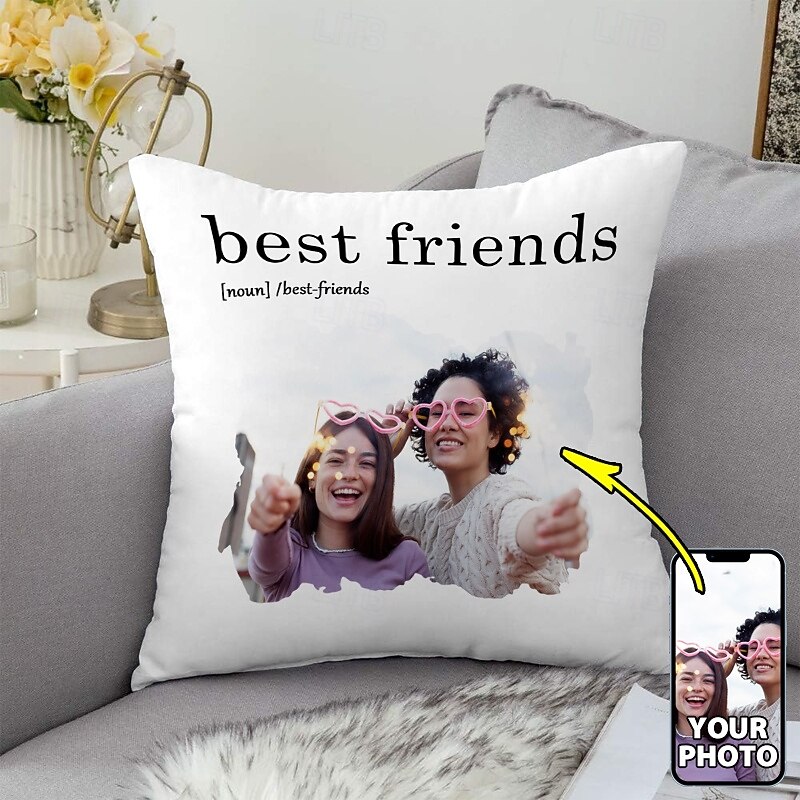 Custom Pillow Cover Add your Image Best Gifts to Friends Personalized Gift Photo Design Picture Fashion Casual Pillowcase Cushion Cover 1pc Custom Made2