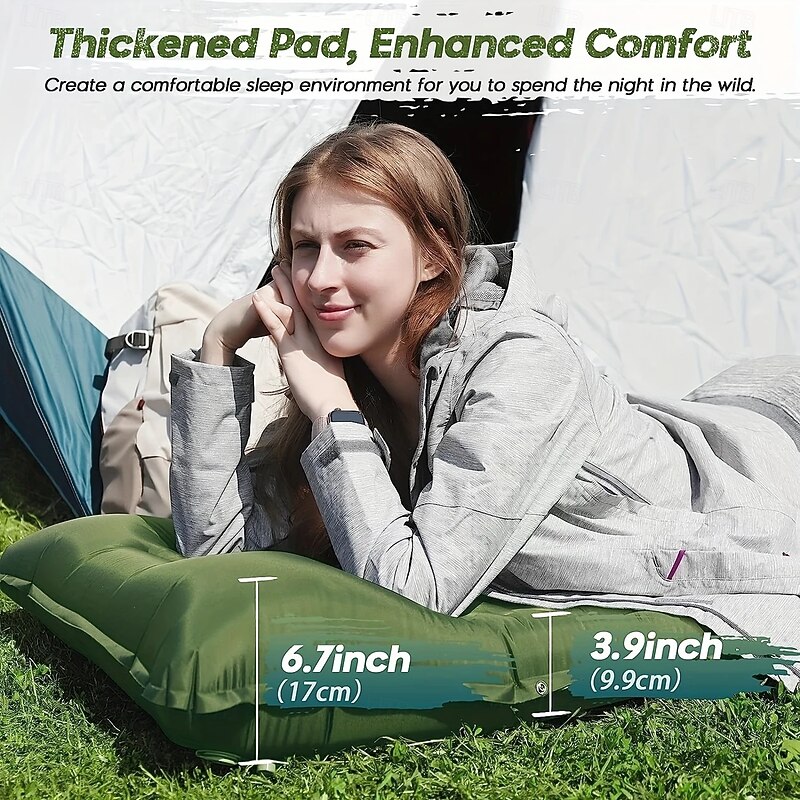 Ultra-light Air Mattresses Portable Ultra-light Air Mattresses - Extended And Widened Thickened Foot Inflatable Pad For Outdoor Camping Hiking3