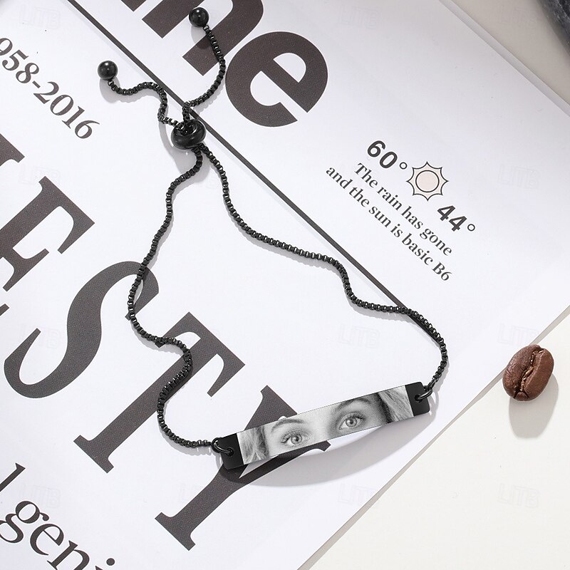 Personalized Eye Photo Bracelet Custom Best Gift for Wife, Lover, Mom, Dad, Grandparents, Unique Keepsake for Mothers Day, Womens Day, Valentines Day, Christmas, Anniversary, Birthday3