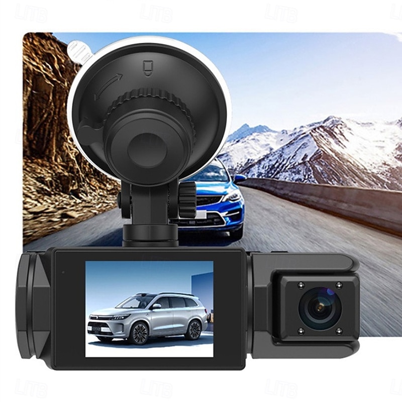 1080P Full HD WIFI Car Dashcam 3 Channel Recording Front Left Right Rear Night Vision Loop Recording 24H Parking Monitor