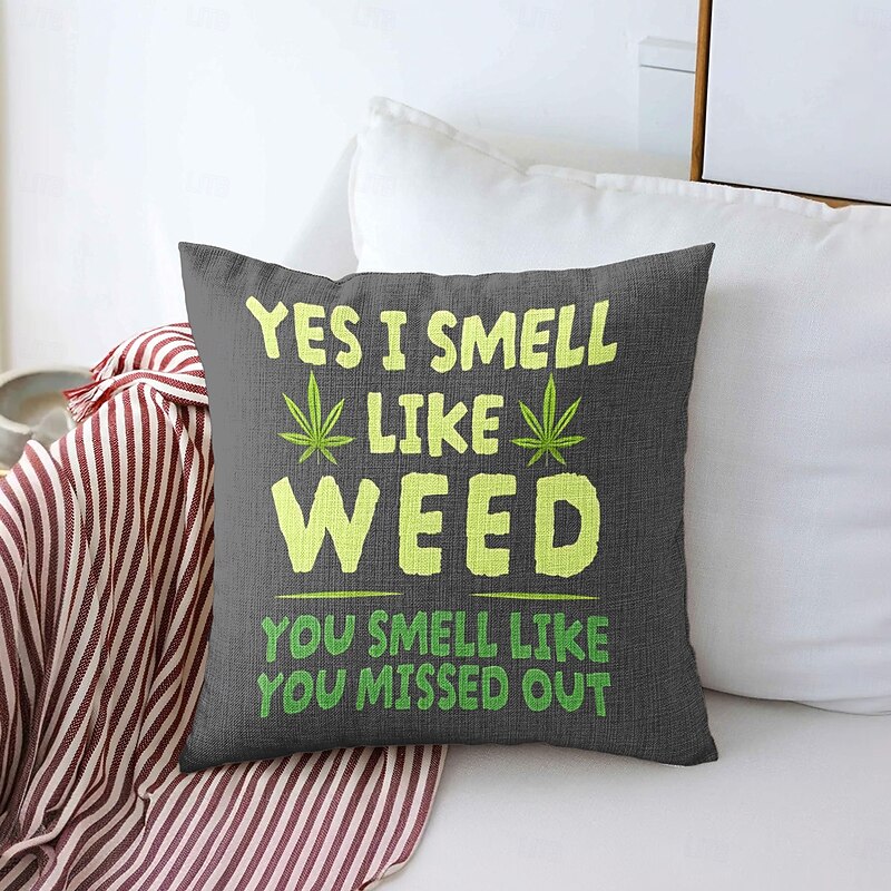 Funny Gift Decorative Toss Pillows Cover 1PC Soft Square Couch Cushion Case Pillowcase for Bedroom Livingroom Sofa Chair4