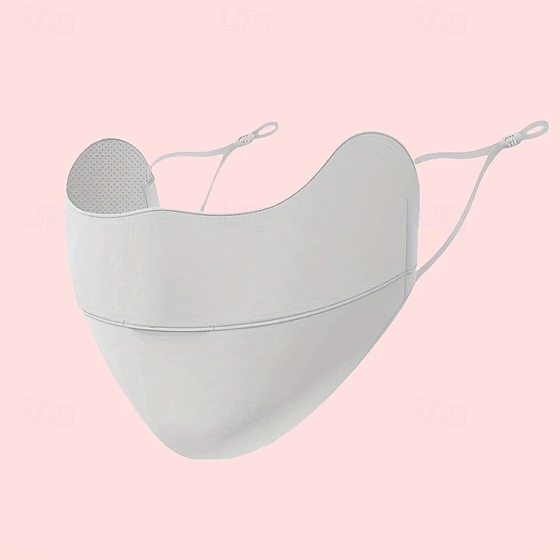 Silk Sunscreen Mask For Women 3D Stereo Eye Protection Summer Breathable Anti-ultraviolet Mask Thin4