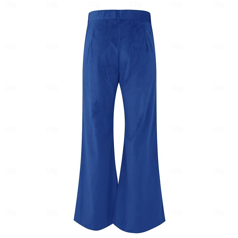Retro Vintage 1960s Hippie Long Length Trousers Bell Bottom Pants Flared Trousers Hippie Solid Color Fancy Dress Men's Halloween Carnival Masquerade Event / Party Music Festival Pride Parade Adults'3