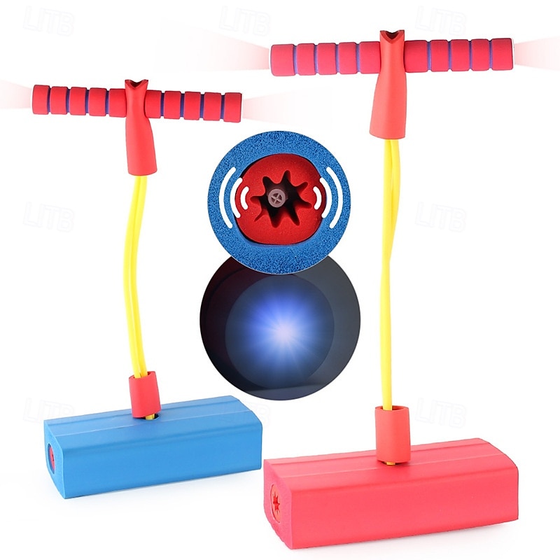 Balance Training Sensory Integration Training Safe And Fun Foam Bouncing Sticks for Jumping Entertainment - Indoor/Outdoor Play Fitness Training Toys Engaging Training Equipment4