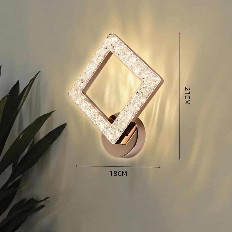 Modern Nordic Style Indoor Wall Lights Living Room Bedroom Metal Wall Light 220-240V 10 W3