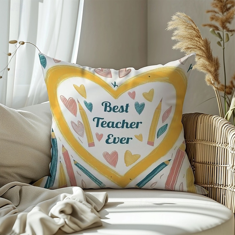 Graduation Decorative Toss Pillows Cover 1PC Best Graduation Gift Soft Square Couch Cushion Case Pillowcase for Bedroom Livingroom Sofa Chair