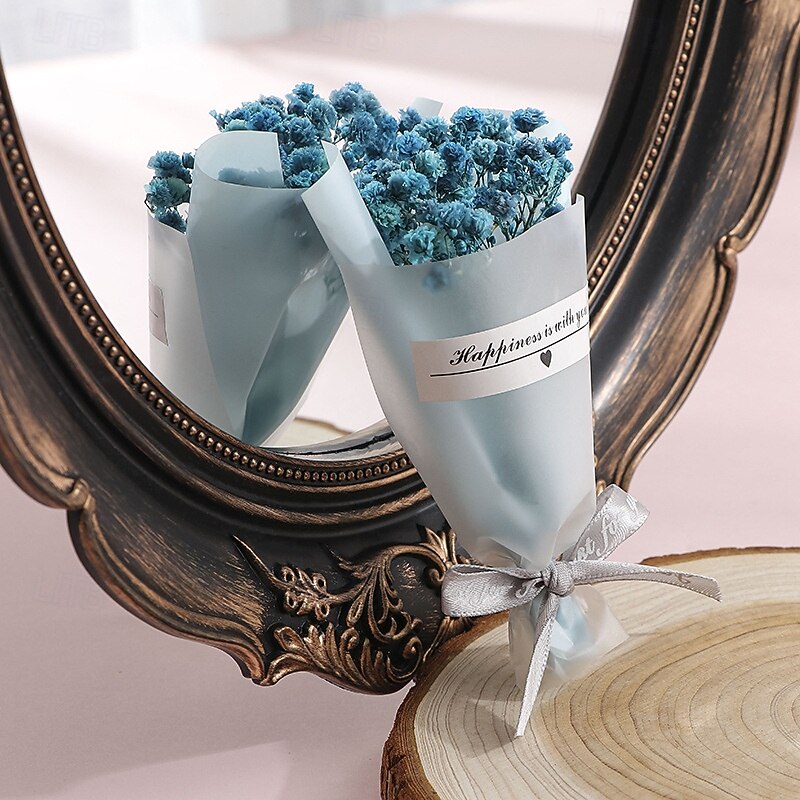 Mini Dried Flower Bouquet Gift for All Occasions, Portable Floral Gift for Mom, Dad, Friends, Lover, Ideal for Mother's Day, Father's Day, Valentine's Day, Christmas, Birthday, Anniversary2