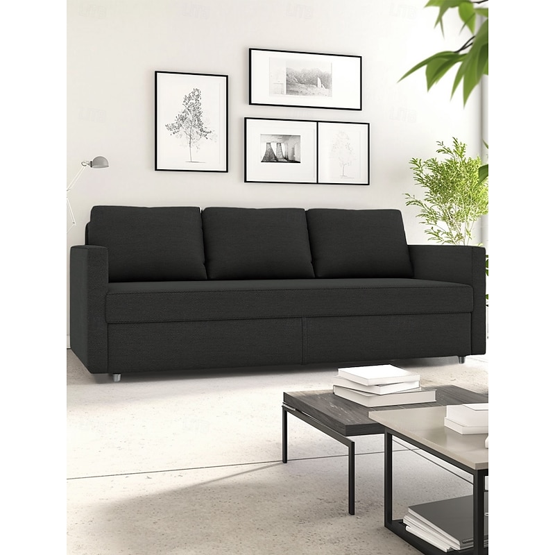 100% cotton Sofa Bed Sofa Cover Futon Cover Solid Color Quilted Slipcovers FRIHETcover LITB PRIME cover4